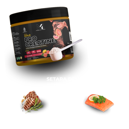 perbandingan pro creatine dengan real food